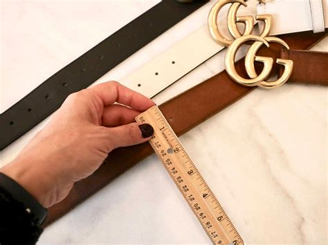 does gucci put holes in belts|gucci belt size guide.